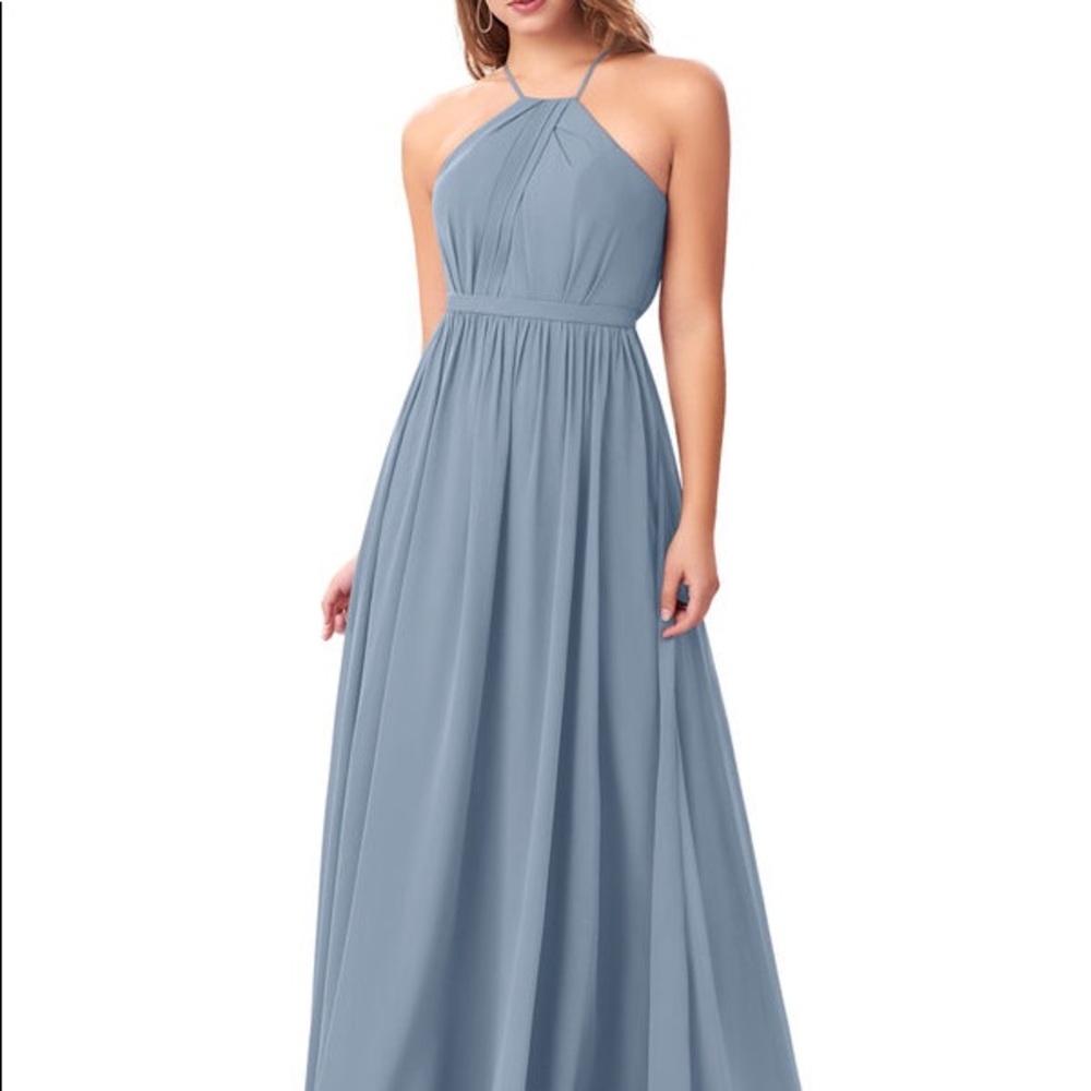 Azazie Bridemaid Dress - Apphia in Dusty Blue